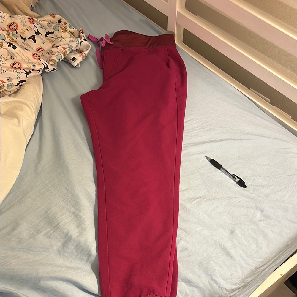 Figs Pink Sweatpants Comfortable Casual Wear